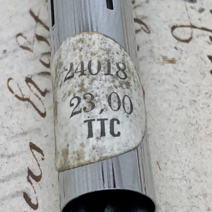 Stylo bille Waterman 4 couleurs plaqué argent 1970