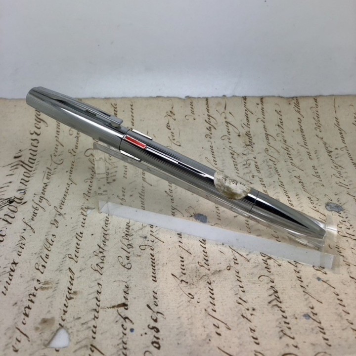 Bolígrafo Waterman 4 colores chapado en plata 1970