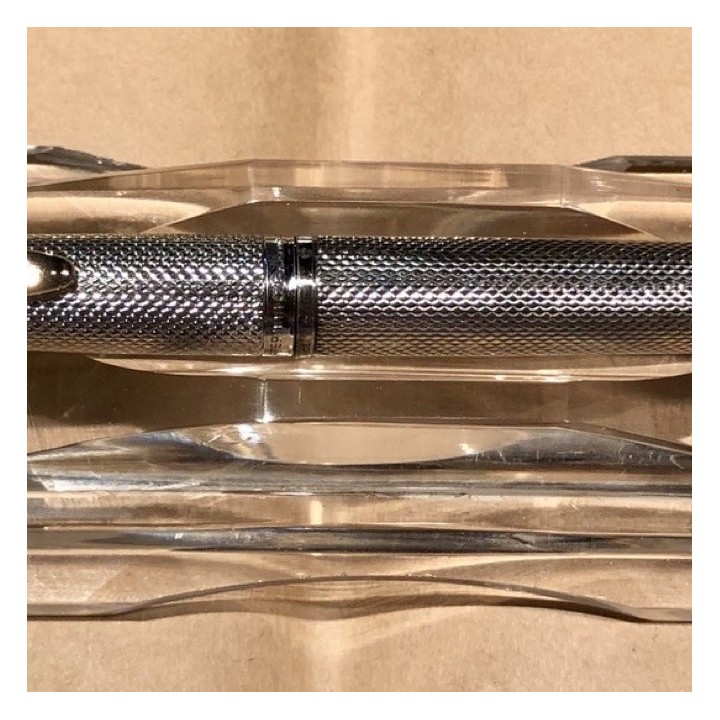 Waterman CF fountain pen in solid silver