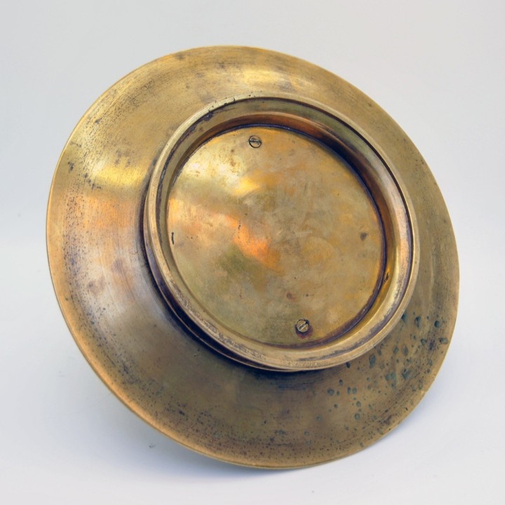 Encrier en bronze à décor d'un chien de MOIGNEZ
