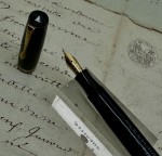 Stylo plume à pompe Mallat 1947