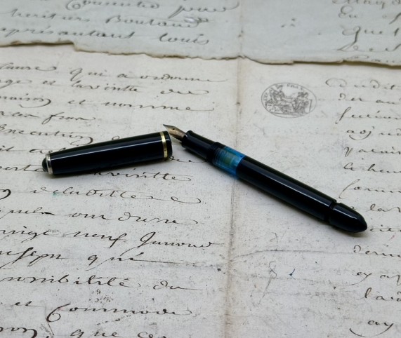 Stylo à piston des années 1950