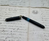 Stylo à piston des années 1950