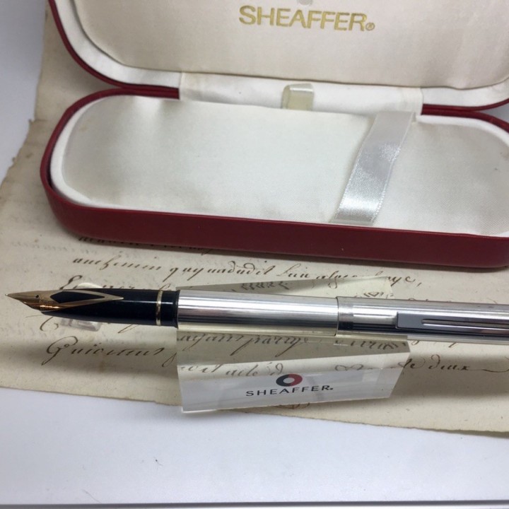 New Sheaffer Targa in solid silver