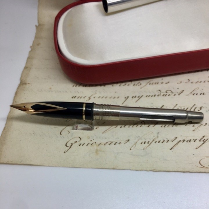 Sheaffer Targa 銀無垢 未使用品