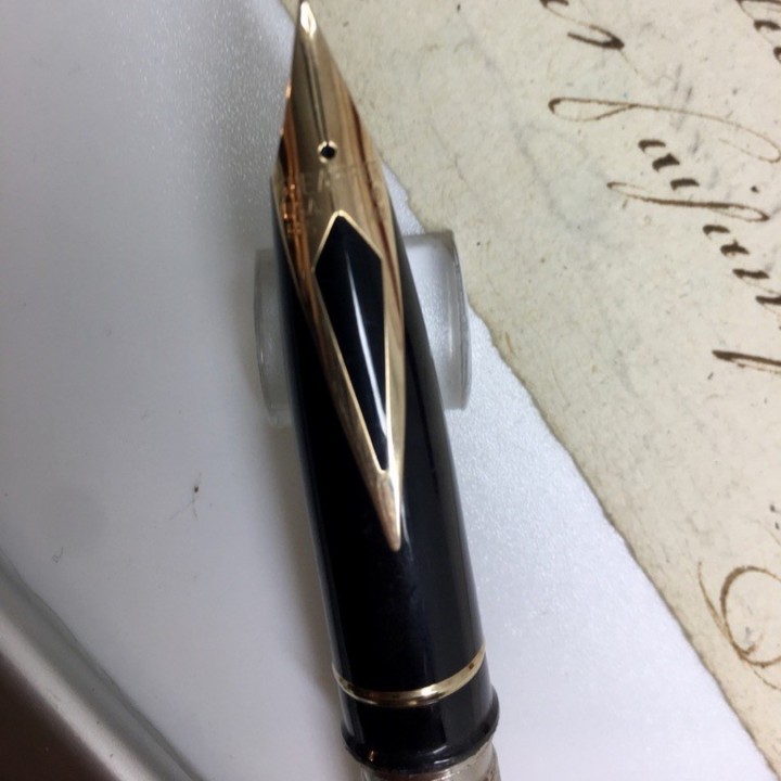 Sheaffer Targa nova em prata maciça