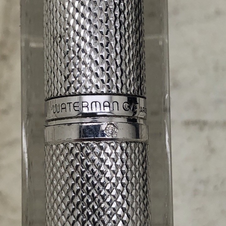Waterman CF vulpen in massief zilver
