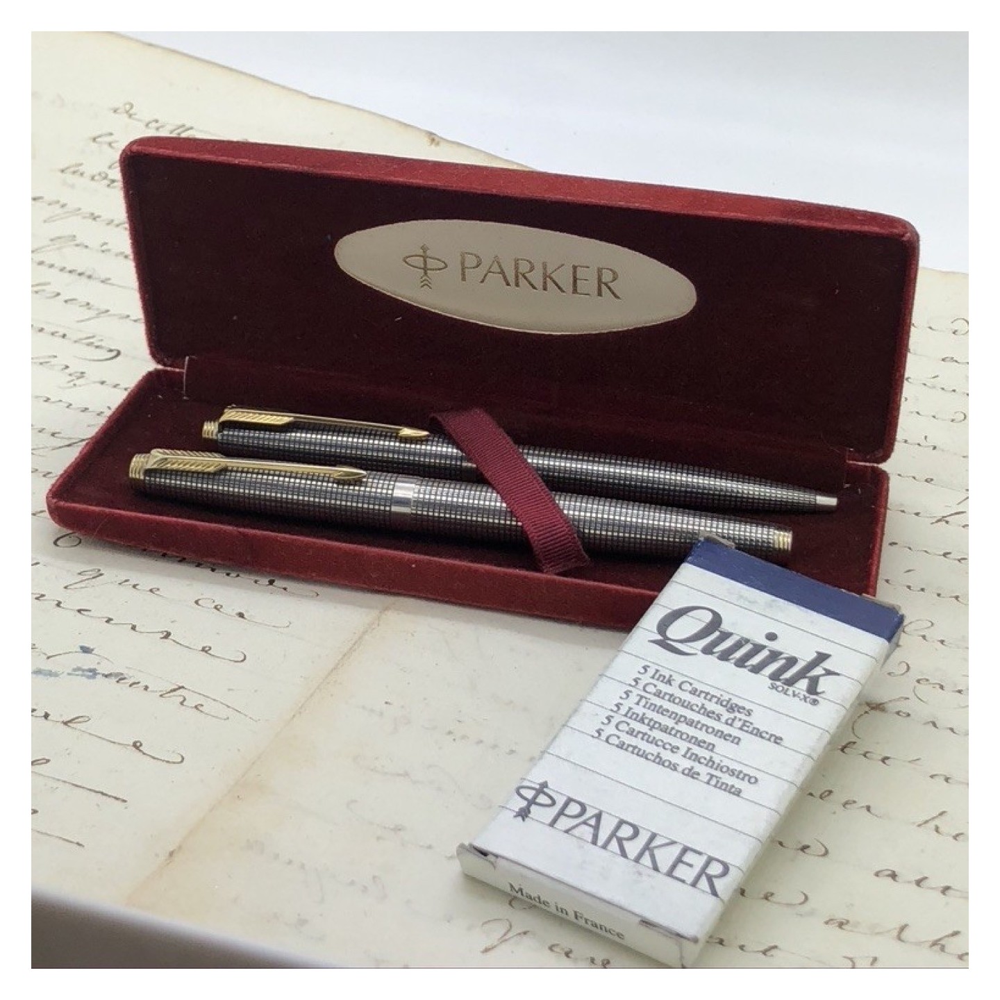 Parker 純銀製万年筆