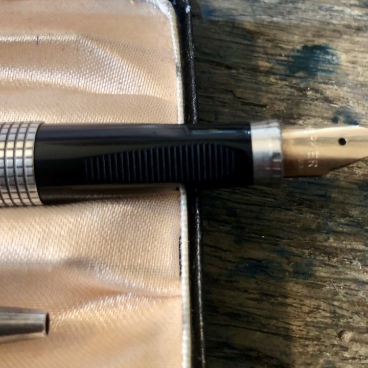 Stylo plume Parker 75 argent massif 1970/80