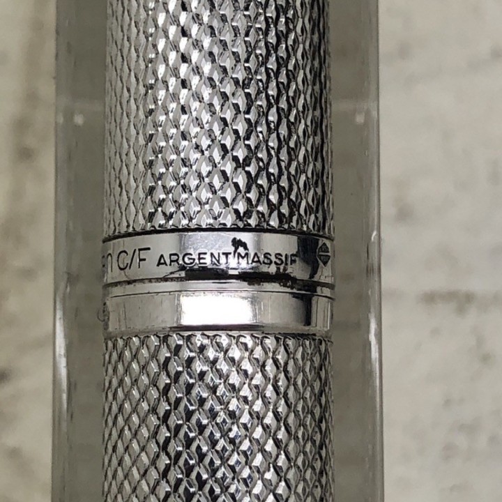 Penna stilografica CF Waterman in argento massiccio