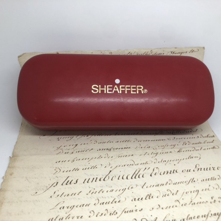 Stylo plume neuf Sheaffer Targa plaqué or