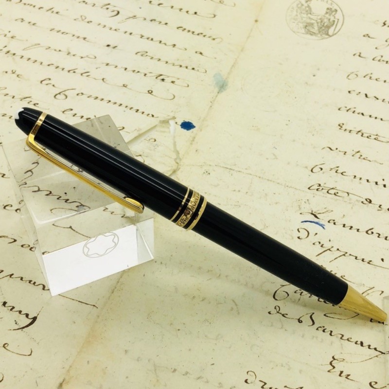 Kugelschreiber MONTBLANC Serie Meisterstück, vergoldet