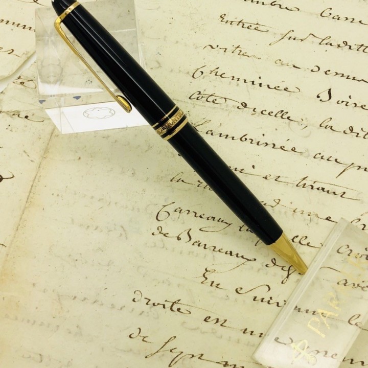 Penna a sfera MONTBLANC serie Meisterstück dorata
