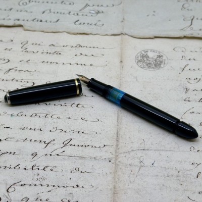 Stylo à piston des années 1950