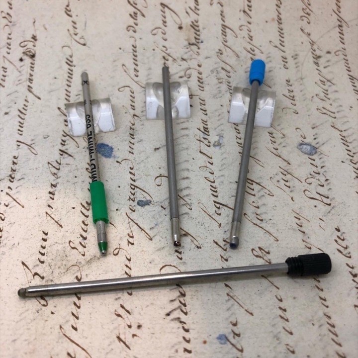 Waterman 四色镀金圆珠笔，Pintabille 款，1970年