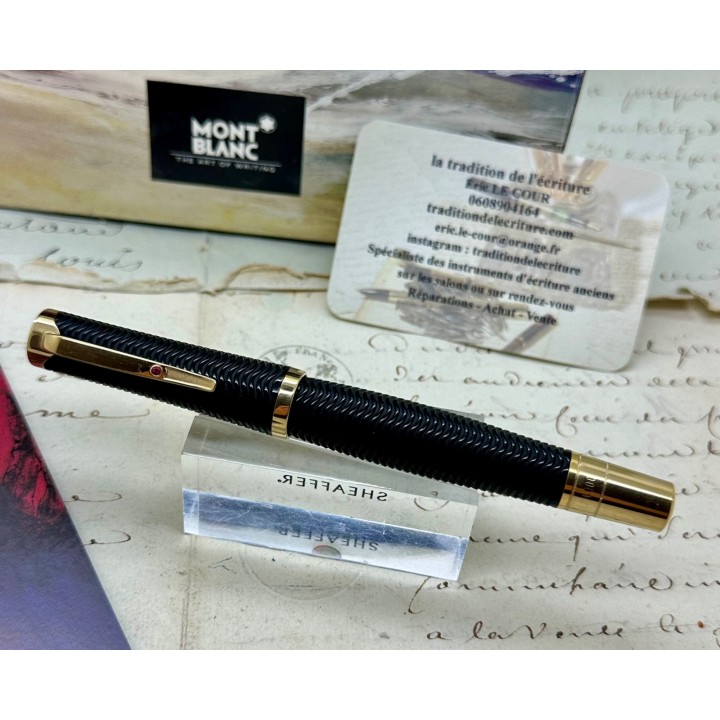 Caneta de tinta permanente Montblanc Meisterstück Voltaire, edição limitada 1995