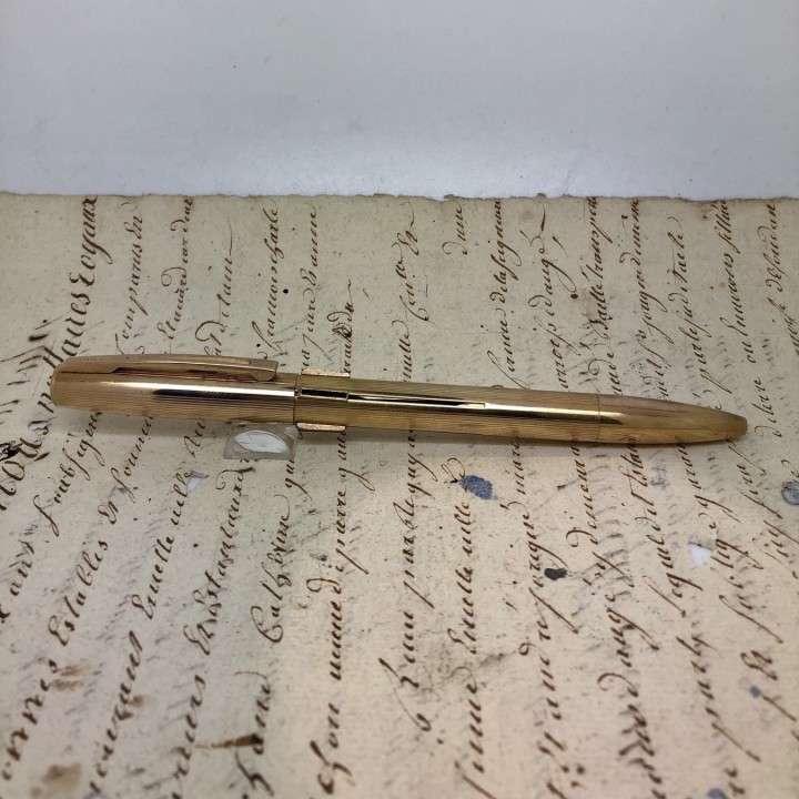 Stylo bille Waterman 4 couleurs plaqué or modèle Pintabille 1970